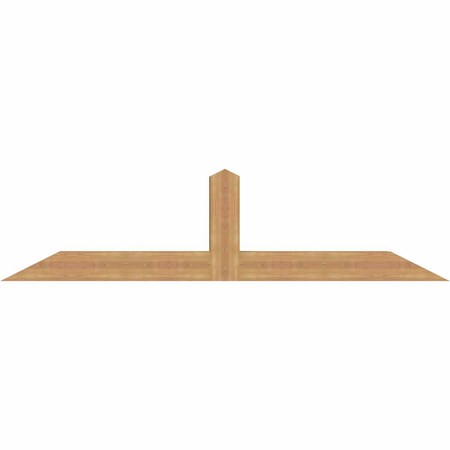 Ekena Millwork Portland Smooth Timber Gable Bracket, Western Red Cedar, 84"W x 21"H x 5 1/2"D x 5 1/2"F, 6/12 Pitch GBW084X21X0606POR00SWR